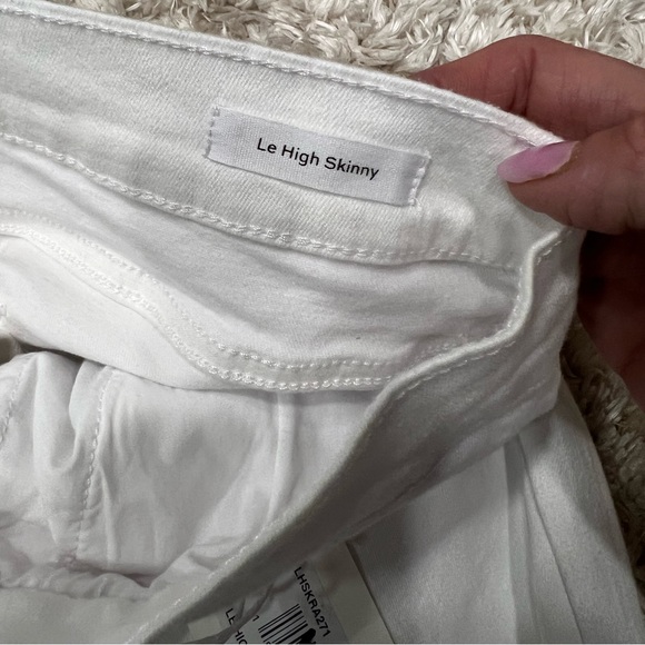 NWT Frame Le High Skinny in Blanc size 31 - Picture 5 of 8
